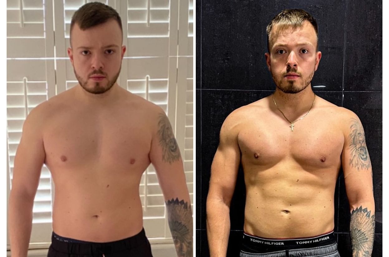 Goatlifters client before and after