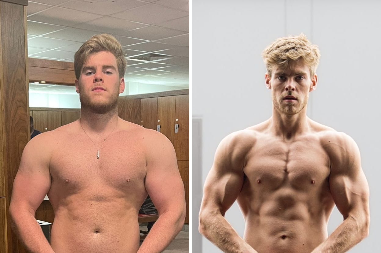 Sam before and after
