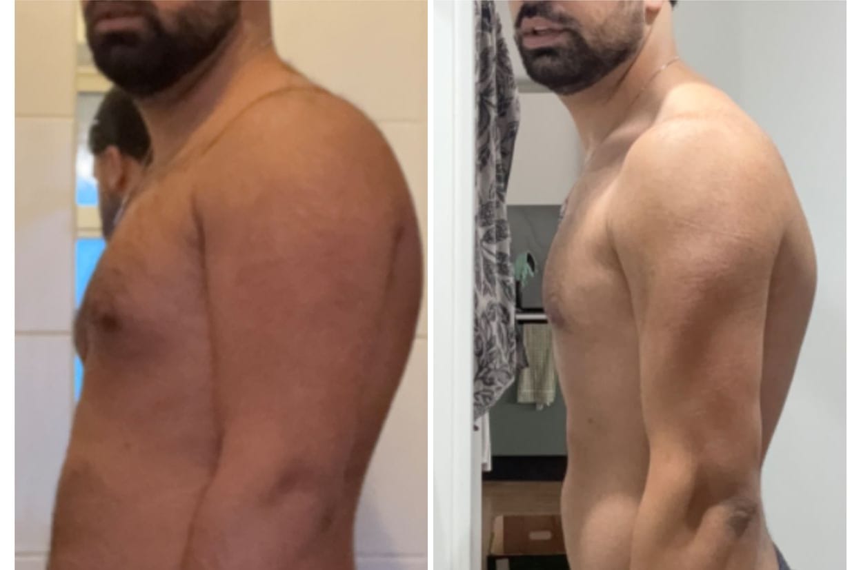 Goatlifters client before and after
