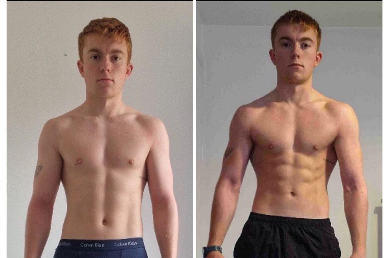 Goatlifters client before and after