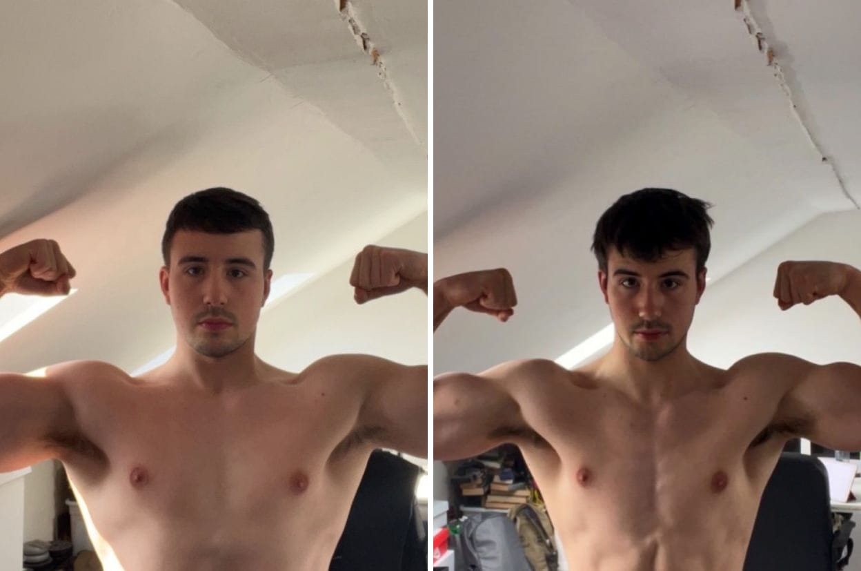 Goatlifters client before and after