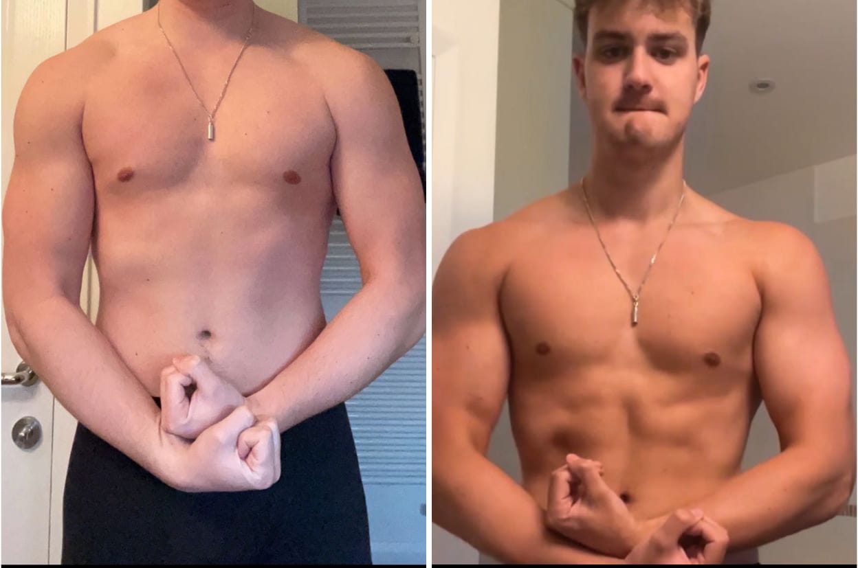 Goatlifters client before and after